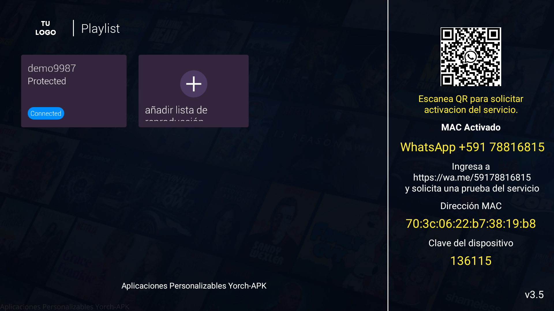 📱Modelo IBO de 5 Temas (Solo activacion MAC) 